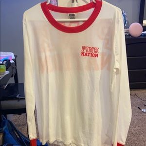 Pink long sleeve tshirt